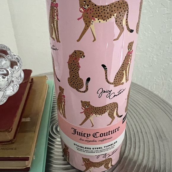 Juicy Couture NWT Pink Themed Stainless Steel
24 oz hot and cold tumbler - Picture 11 of 12